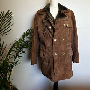 Winter Jacket Mens Military Fleece Warm Jackets Male Fur Collar Coat L